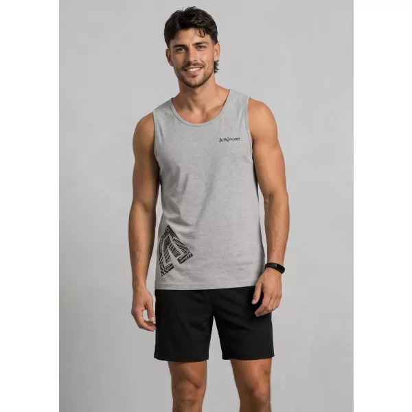  Мъжки потник ALTISPORT ALM013142 ТЪМНОСИВИ ОТБЛЯСЪЦИ 