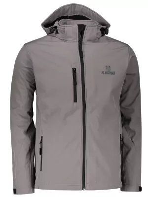 Мъжко софтшел яке ALTISPORT ALM006522 СТОМАНЕНО СИВО