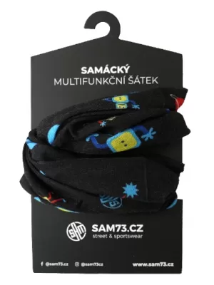 Многофункционален шал за момче SAM 73 BENNY UN 106 ЧЕРЕН