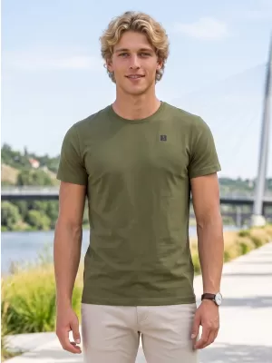 Pánské premium triko ALTISPORT CARRYOVER ALM065153 AVOCADO GREEN