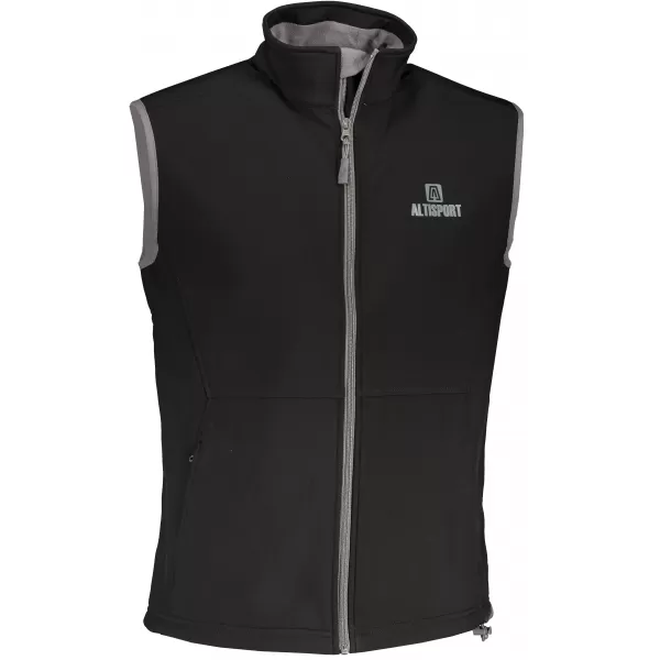  Мъжка софтшел жилетка ALTISPORT ALM006517 ЧЕРЕН 