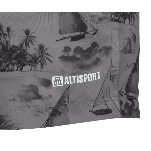  Мъжки шорти ALTISPORT HELET MPAT526 СВЕТЛО СИВ 