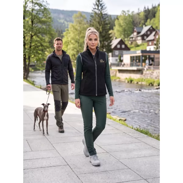 Дамска софтшел жилетка ALTISPORT ALW056516 ЧЕРЕН 