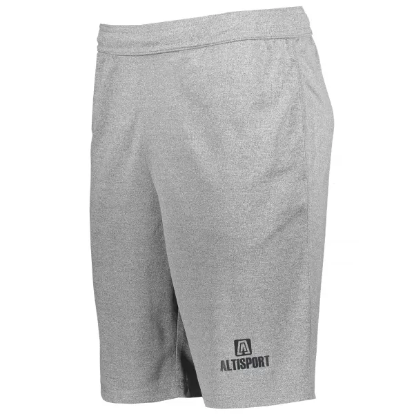  Мъжки шорти ALTISPORT ALM006612 ТЪМНОСИВИ ОТБЛЯСЪЦИ 