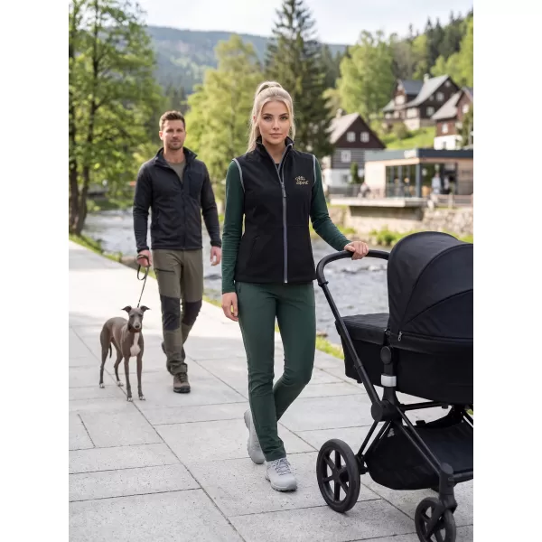  Дамска софтшел жилетка ALTISPORT ALW056516 ЧЕРЕН 