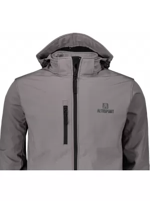 Мъжко софтшел яке ALTISPORT ALM006522 СТОМАНЕНО СИВО
