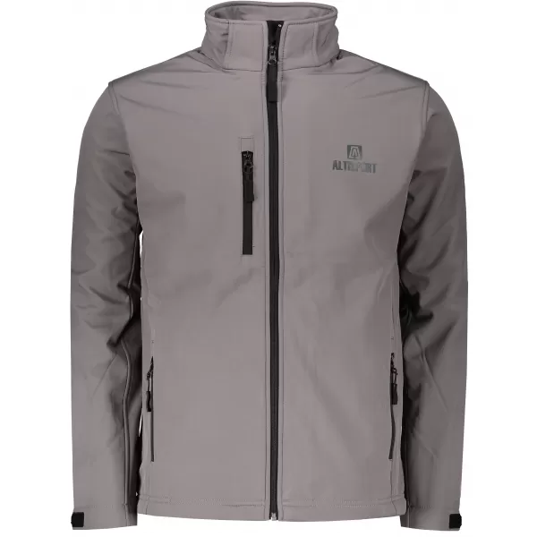  Мъжко софтшел яке ALTISPORT ALM006522 СТОМАНЕНО СИВО 
