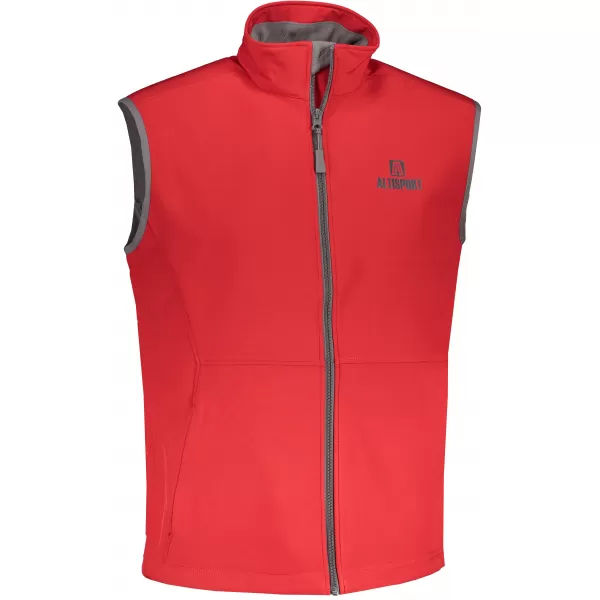  Мъжка софтшел жилетка ALTISPORT ALM006517 ЧЕРВЕН 
