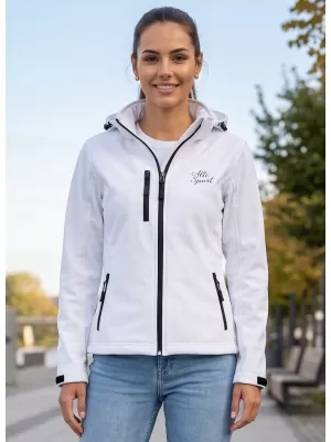 Дамско софтшел яке ALTISPORT ALW056521 БЯЛО