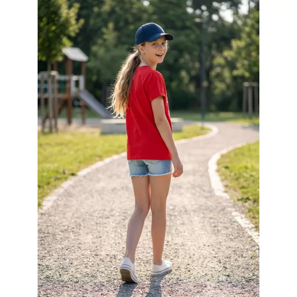  T -риза на момичето с къси ръкави SAM 73 MELANIE GT 551 ЧЕРВЕНО 