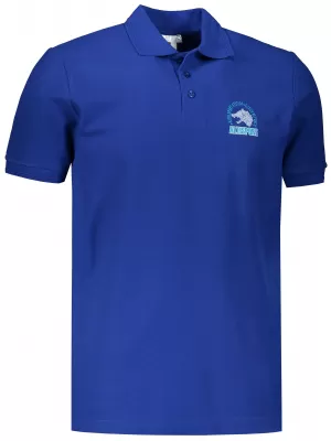 Мъжка тениска с яка ALTISPORT ALM071203 КРАЛСКО СИНЬО