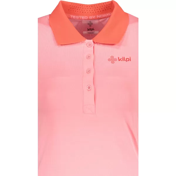  Дамска функционална тениска KILPI COLLAR-W PL0113KI СВЕТЛО РОЗОВО 