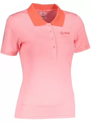 Дамска функционална тениска KILPI COLLAR-W PL0113KI СВЕТЛО РОЗОВО