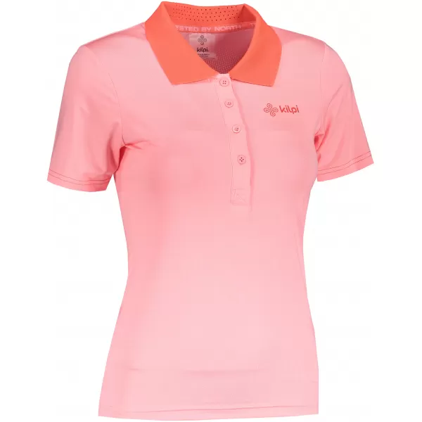  Дамска функционална тениска KILPI COLLAR-W PL0113KI СВЕТЛО РОЗОВО 