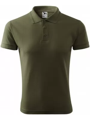 Мъжка тениска с яка MALFINI PIQUE POLO 203 ВОЕННИ