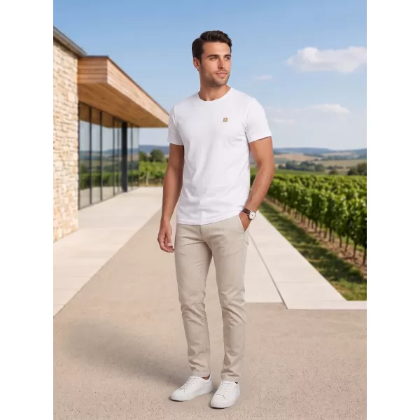  Pánské premium triko ALTISPORT CARRYOVER ALM065153 BÍLOZLATÁ 