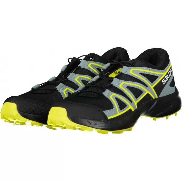  Детски маратонки SALOMON SPEEDCROSS J L41447100 ЧЕРНО/ЧЕРНО/ЗЕЛЕНО 
