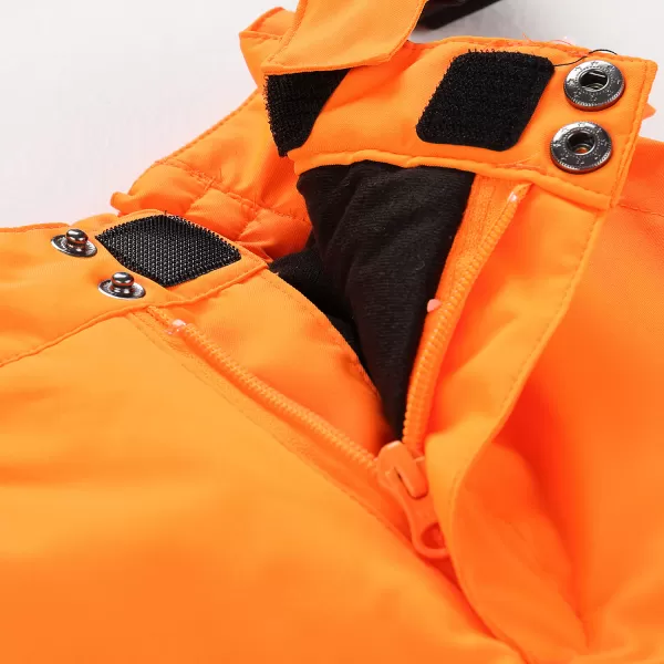  Детски ски панталони ALPINE PRO ANIKO 5 KPAU239 ОРАНЖЕВО 