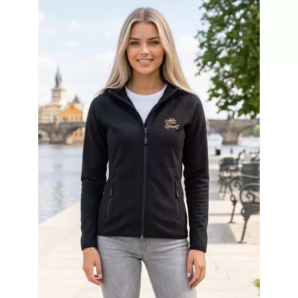  Дамски премиум суичър ALTISPORT ALW056418 ЧЕРЕН 