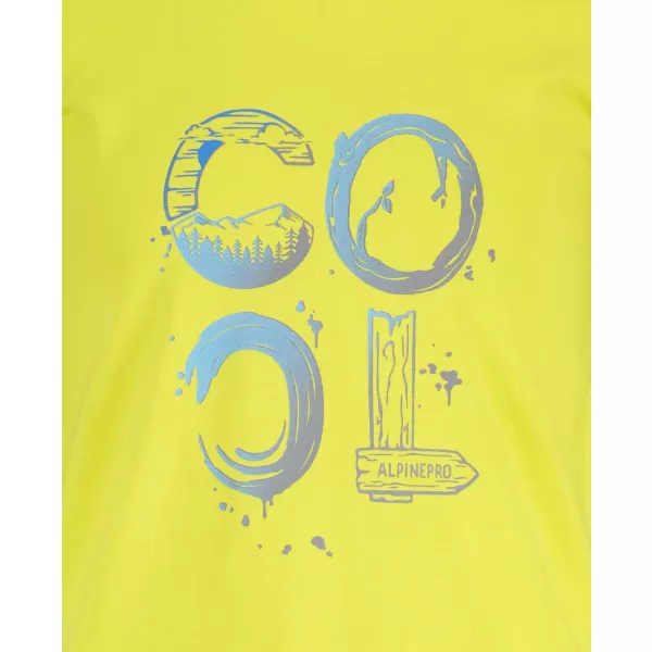  T -shirt ALPINE PRO GWAINO KTSU346 ЗЕЛЕНО 