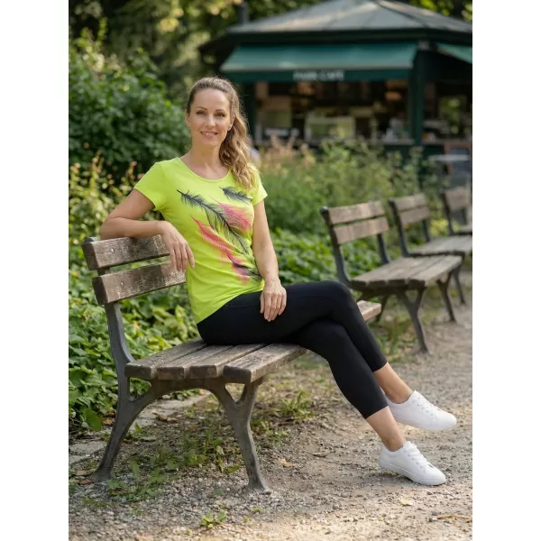  Dámské triko ALTISPORT CARRYOVER ALW112122 LIMETKOVÁ 