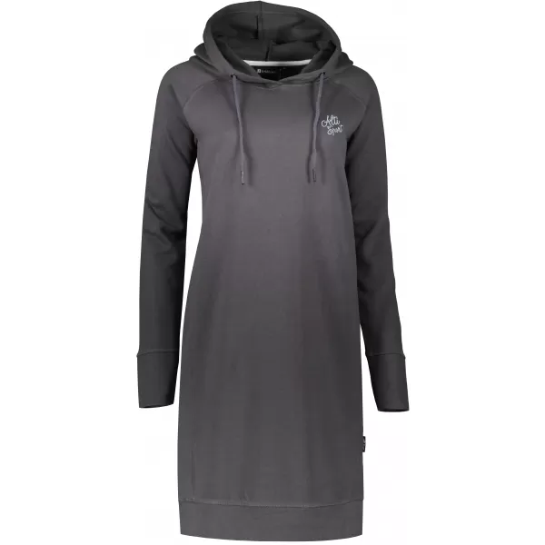  Дамски удължен суичър ALTISPORT MIBELA LSKU366 ТЪМНО СИВ 
