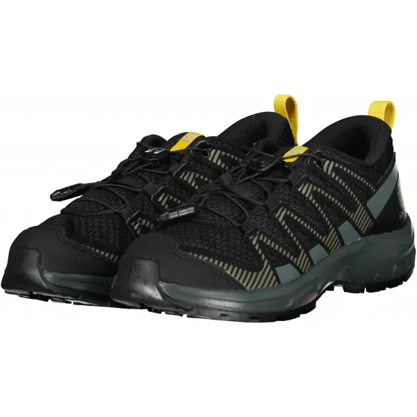  Детски обувки SALOMON XA PRO V8 J L41436100 ЧЕРНО/СИВО/ЖЪЛТО 