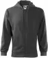 Мъжки суичър MALFINI TRENDY ZIPPER 410 СТОМАНЕНО СИВО