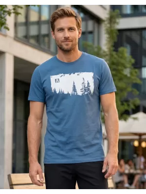 Pánské triko ALTISPORT CARRYOVER ALM111129 DENIM