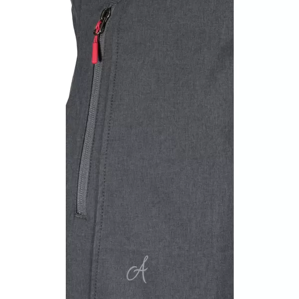  Дамско палто софтшел ALTISPORT DERAURA LCTU166 ТЪМНО СИВ 