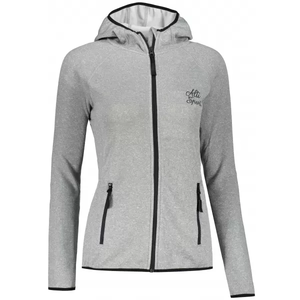  Дамски премиум суичър ALTISPORT ALW056418 ТЪМНОСИВИ ОТБЛЯСЪЦИ 