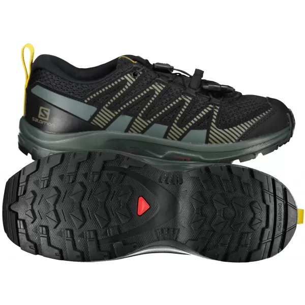  Детски обувки SALOMON XA PRO V8 J L41436100 ЧЕРНО/СИВО/ЖЪЛТО 