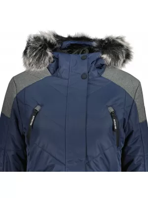 Женско яке ALPINE PRO ICYBA 7 LJCU456 ТЪМНО СИНЬО