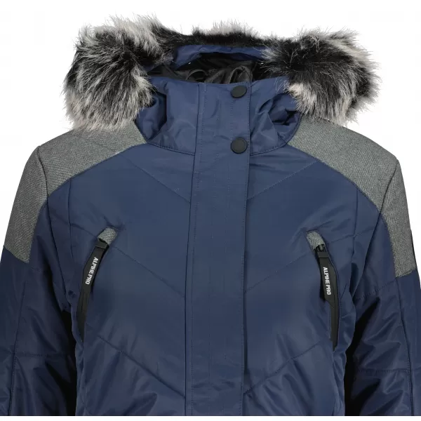  Женско яке ALPINE PRO ICYBA 7 LJCU456 ТЪМНО СИНЬО 