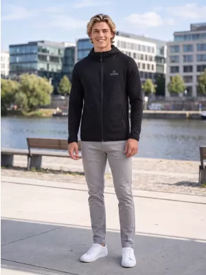 Мъжки премиум суичър ALTISPORT ALM006417 ЧЕРЕН