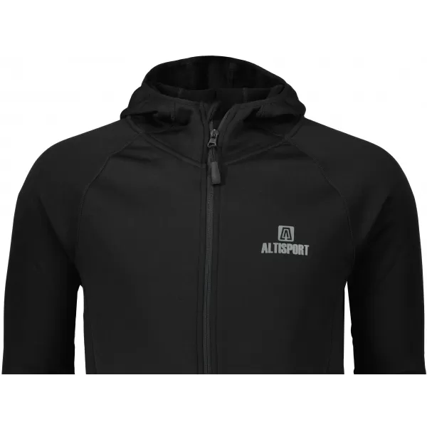  Мъжки премиум суичър ALTISPORT ALM006417 ЧЕРЕН 