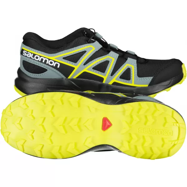  Детски маратонки SALOMON SPEEDCROSS J L41447100 ЧЕРНО/ЧЕРНО/ЗЕЛЕНО 