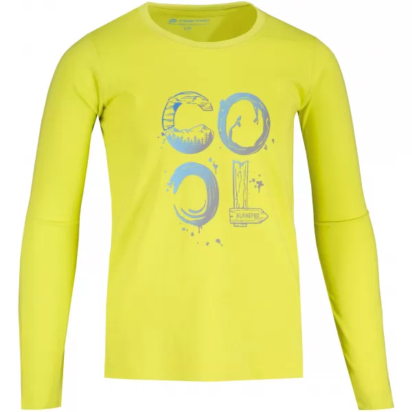  T -shirt ALPINE PRO GWAINO KTSU346 ЗЕЛЕНО 