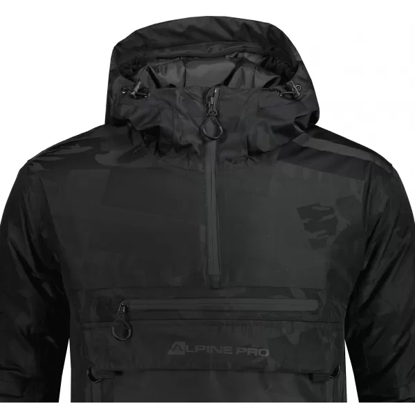  Мъжко зимно яке ALPINE PRO CLOC MJCU527 ЧЕРНО/ЗЕЛЕНО 