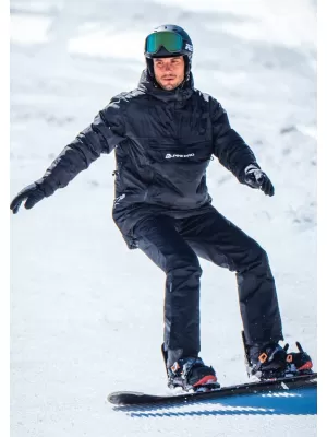 Мъжко зимно яке ALPINE PRO CLOC MJCU527 ЧЕРНО/ЗЕЛЕНО