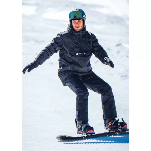  Мъжко зимно яке ALPINE PRO CLOC MJCU527 ЧЕРНО/ЗЕЛЕНО 
