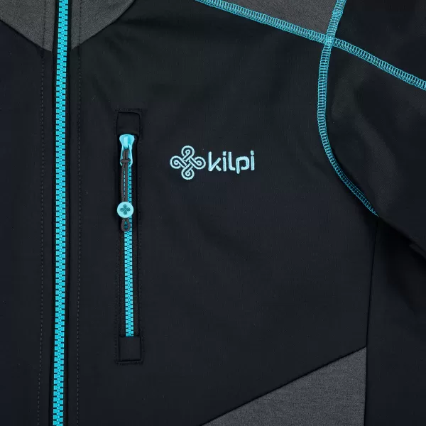  Мъжки поларен суичър KILPI TEAM FLEECE-M QM0007KI ЧЕРЕН 