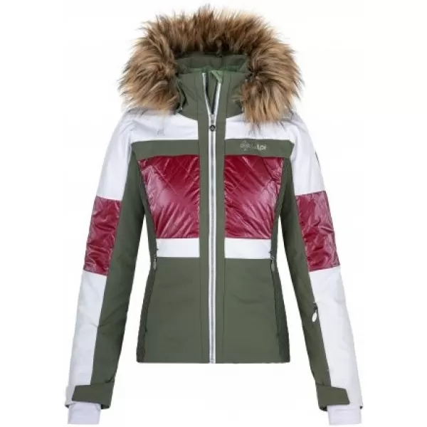  Дамско ски яке KILPI ELZA-W QL0154KI КАКИ 