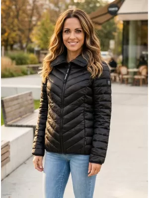 Дамско яке SAM 73 ISABELLA WB 815 ЧЕРЕН - ГРАФИТ