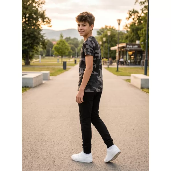  Момче t -риза с къси ръкави SAM 73 TOBY BT 549 ЧЕРНО 