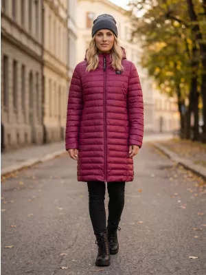 Палто SAM 73 FIONA WB 822 ТЪМНО РОЗОВО