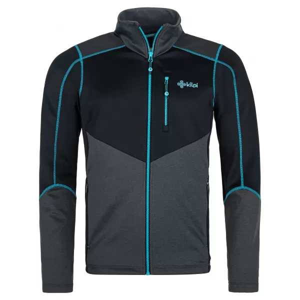  Мъжки поларен суичър KILPI TEAM FLEECE-M QM0007KI ЧЕРЕН 