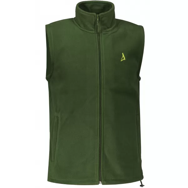  Мъжка поларена жилетка ALTISPORT ALM002518 БУТИЛКА ЗЕЛЕНО 