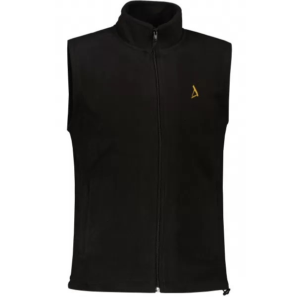  Мъжка поларена жилетка ALTISPORT ALM002518 ЧЕРНО И ЗЛАТНО 
