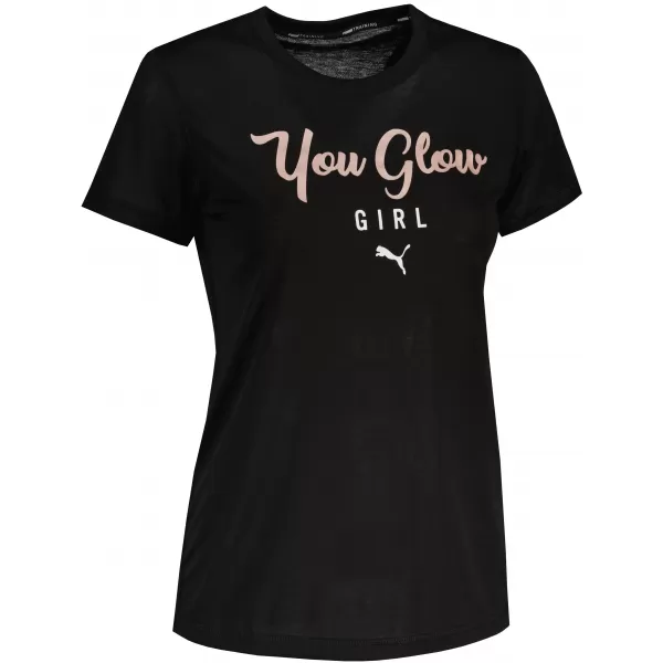  Дамска тениска PUMA PERFORMANCE SLOGAN SS TEE 520920-51 PUMA BLACK/Q4 